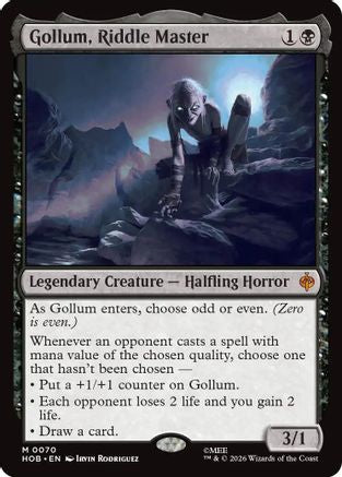 Gollum, Riddle Master (HOB-070) [The Hobbit] MTG Single Wizards of the Coast