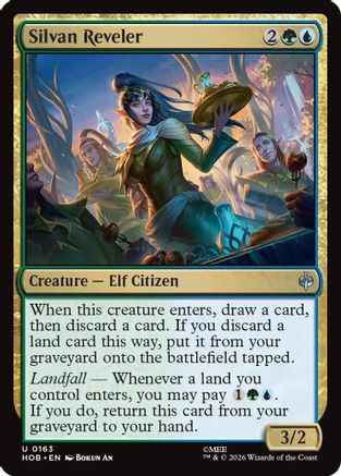 Silvan Reveler (HOB-163) [The Hobbit] Foil MTG Single Wizards of the Coast