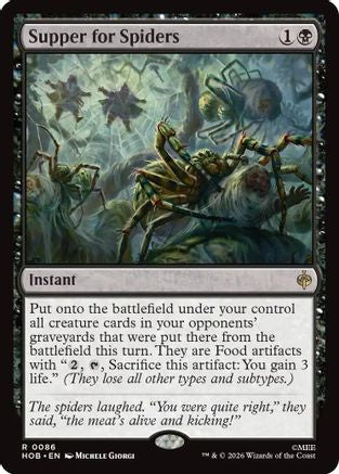 Supper for Spiders (HOB-086) [The Hobbit] MTG Single Wizards of the Coast