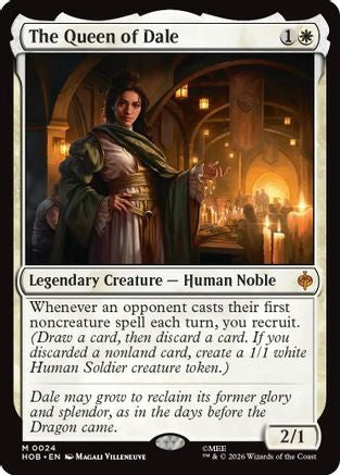 The Queen of Dale (HOB-024) [The Hobbit] Foil MTG Single Wizards of the Coast