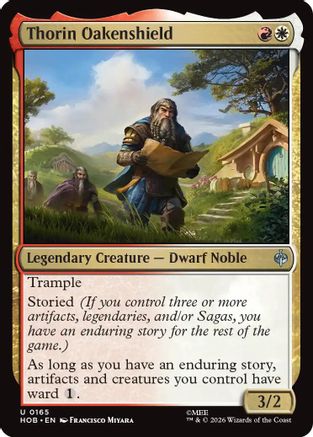 Thorin Oakenshield (HOB-165) [The Hobbit] Foil MTG Single Wizards of the Coast