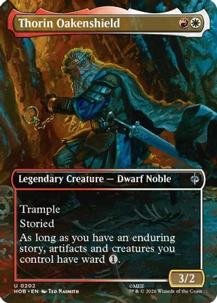 Thorin Oakenshield (HOB-202) [The Hobbit] Foil MTG Single Wizards of the Coast