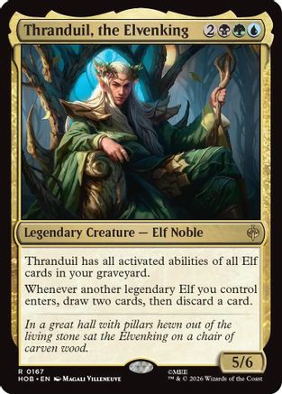 Thranduil, the Elvenking (HOB-167) [The Hobbit] Foil MTG Single Wizards of the Coast