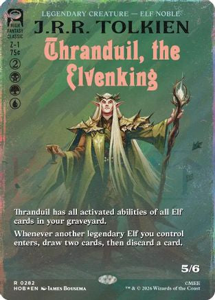 Thranduil, the Elvenking (Surge Foil) (HOB-282) [The Hobbit] Foil MTG Single Wizards of the Coast