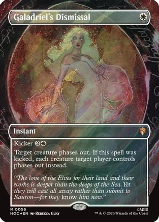Galadriel's Dismissal (Surge Foil) (HOC-056) [The Hobbit: Eternal-Legal] Foil MTG Single Wizards of the Coast