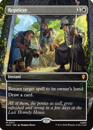 Reprieve (HOC-017) [The Hobbit: Eternal-Legal] Foil MTG Single Wizards of the Coast