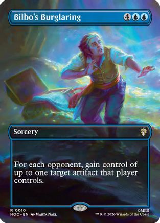 Bilbo's Burglaring (HOC-010) [The Hobbit: Eternal-Legal] Foil MTG Single Wizards of the Coast