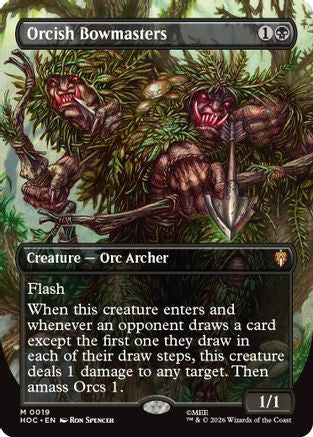 Orcish Bowmasters (HOC-019) [The Hobbit: Eternal-Legal] Foil MTG Single Wizards of the Coast