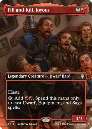 Fili and Kili, Joyous (HOC-001) [The Hobbit: Eternal-Legal] MTG Single Wizards of the Coast