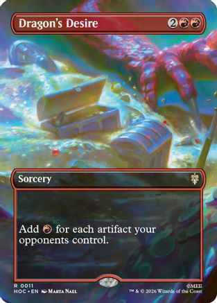 Dragon's Desire (HOC-011) [The Hobbit: Eternal-Legal] MTG Single Wizards of the Coast