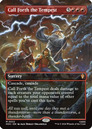 Call Forth the Tempest (HOC-022) [The Hobbit: Eternal-Legal] MTG Single Wizards of the Coast