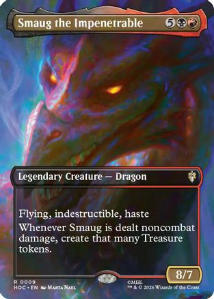 Smaug the Impenetrable (HOC-009) [The Hobbit: Eternal-Legal] Foil MTG Single Wizards of the Coast