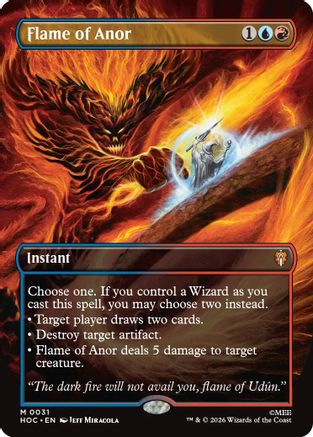 Flame of Anor (HOC-031) [The Hobbit: Eternal-Legal] Foil MTG Single Wizards of the Coast