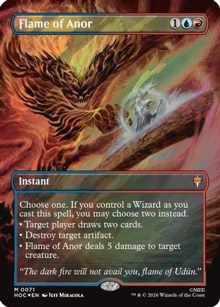 Flame of Anor (Surge Foil) (HOC-071) [The Hobbit: Eternal-Legal] Foil MTG Single Wizards of the Coast