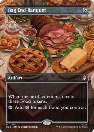 Bag End Banquet (HOC-005) [The Hobbit: Eternal-Legal] MTG Single Wizards of the Coast
