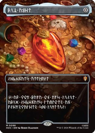 Mox Amber (Dwarvish) (HOC-096) [The Hobbit: Eternal-Legal] Foil MTG Single Wizards of the Coast