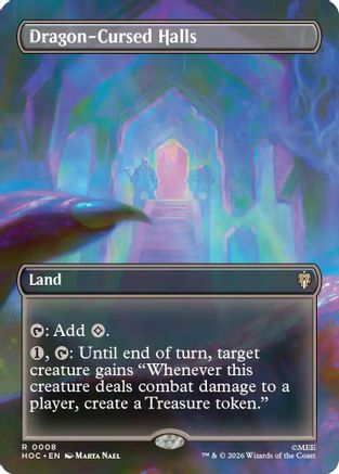 Dragon-Cursed Halls (HOC-008) [The Hobbit: Eternal-Legal] Foil MTG Single Wizards of the Coast