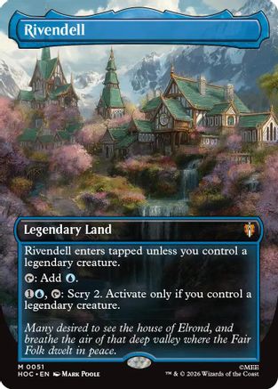Rivendell (HOC-051) [The Hobbit: Eternal-Legal] MTG Single Wizards of the Coast