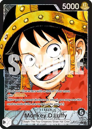 Monkey.D.Luffy (Alternate Art) (OP17-079)  [The World's Strongest Warriors] Foil
