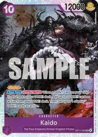 Kaido (062) (OP17-062)  [The World's Strongest Warriors] Foil