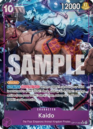 Kaido (062) (Alternate Art) (OP17-062)  [The World's Strongest Warriors] Foil