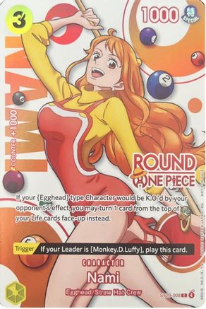 Nami (Round 1 Promo) (ST29-008) [One Piece Promotion Cards] Foil One Piece Single Bandai