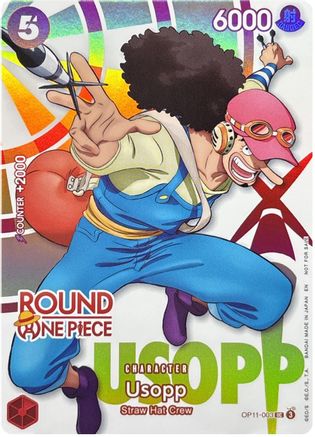 Usopp (Round 1 Promo) (OP11-003) [One Piece Promotion Cards] Foil One Piece Single Bandai