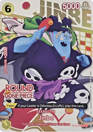 Jinbe (Round 1 Promo) (ST29-005) [One Piece Promotion Cards] Foil One Piece Single Bandai