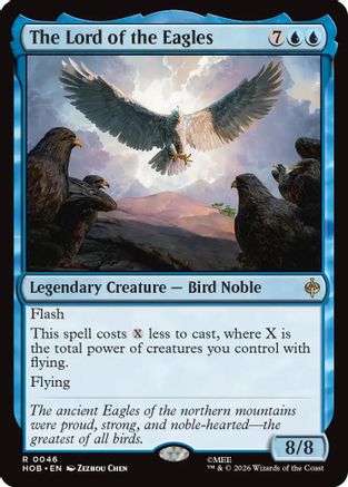 The Lord of the Eagles (HOB-046) [The Hobbit] Foil MTG Single Wizards of the Coast