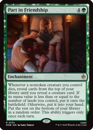 Part in Friendship (HOB-134) [The Hobbit] MTG Single Wizards of the Coast