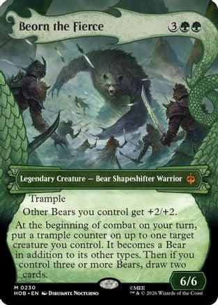 Beorn the Fierce (HOB-230) [The Hobbit] Foil MTG Single Wizards of the Coast