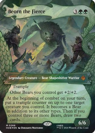 Beorn the Fierce (Surge Foil) (HOB-266) [The Hobbit] Foil MTG Single Wizards of the Coast