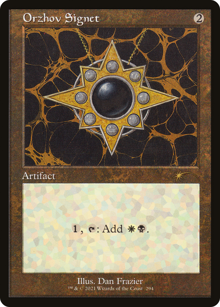 Orzhov Signet (SLD-294) [Secret Lair] Drop MTG Single Wizards of the Coast