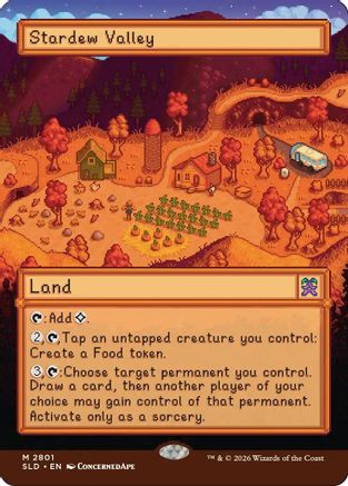 Stardew Valley (SLD-2801) [Secret Lair] Drop Series Foil MTG Single Wizards of the Coast