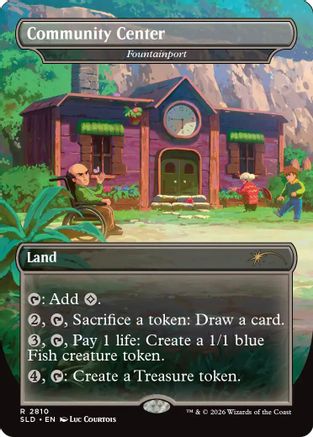 Community Center - Fountainport (SLD-2810) [Secret Lair Drop Series] MTG Single Wizards of the Coast