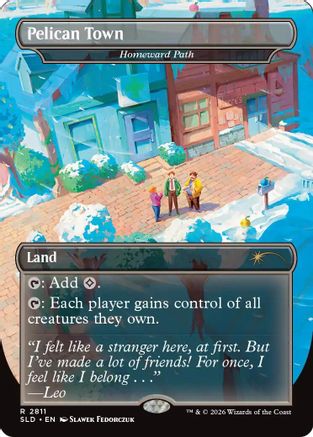 Pelican Town - Homeward Path (SLD-2811) [Secret Lair] Drop Series Foil MTG Single Wizards of the Coast