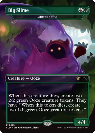 Big Slime - Mitotic Slime (SLD-2815) [Secret Lair] Drop Series Foil MTG Single Wizards of the Coast