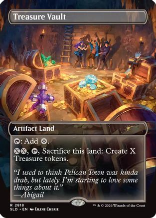 Treasure Vault (SLD-2818) [Secret Lair] Drop Series Foil MTG Single Wizards of the Coast