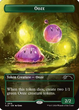 Ooze Token (SLD-2819) [Secret Lair Drop Series] Foil MTG Single Wizards of the Coast