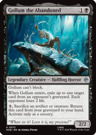 Gollum the Abandoned (HOB-072) [The Hobbit] MTG Single Wizards of the Coast