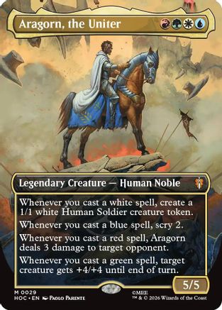 Aragorn, the Uniter (HOC-029) [The Hobbit: Eternal-Legal] Foil MTG Single Wizards of the Coast