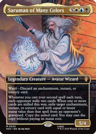 Saruman of Many Colors (HOC-035) [The Hobbit: Eternal-Legal] MTG Single Wizards of the Coast