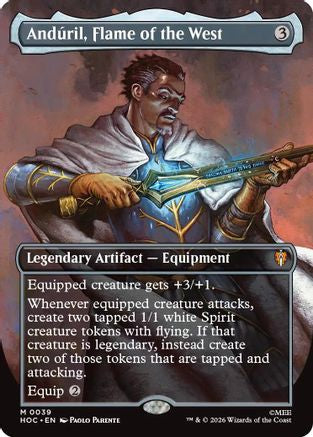 Anduril, Flame of the West (HOC-039) [The Hobbit: Eternal-Legal] MTG Single Wizards of the Coast