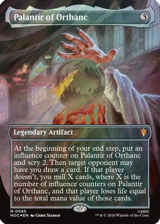 Palantir of Orthanc (Surge Foil) (HOC-085) [The Hobbit: Eternal-Legal] Foil MTG Single Wizards of the Coast
