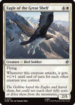Eagle of the Great Shelf (HOB-011) [The Hobbit] Foil MTG Single Wizards of the Coast
