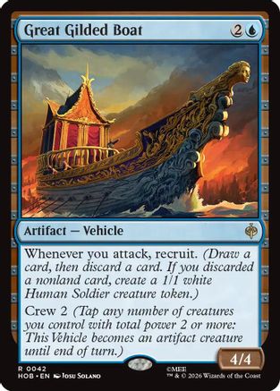 Great Gilded Boat (HOB-042) [The Hobbit] MTG Single Wizards of the Coast
