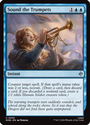 Sound the Trumpets (HOB-055) [The Hobbit] MTG Single Wizards of the Coast