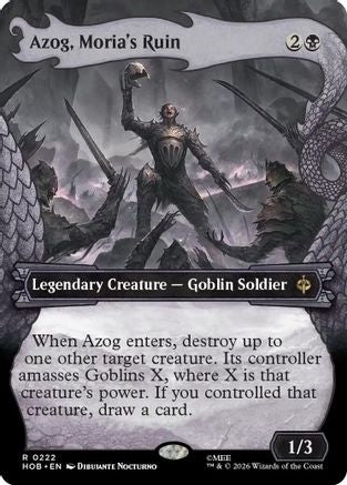 Azog, Moria's Ruin (HOB-222) [The Hobbit] MTG Single Wizards of the Coast