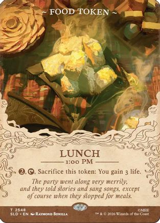 Food Token (2548) (SLD-2548) [Secret Lair Drop Series] MTG Single Wizards of the Coast