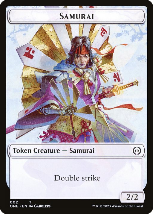 Samurai (TONE-002) [Tokens] Phyrexia: All Will Be One Tokens Foil MTG Single Wizards of the Coast